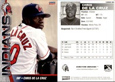 Chris De La Cruz 2007 Choice Kinston Indians #4 RC Card *AutographDen*