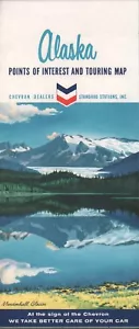 1964 Chevron Road Map: Alaska NOS - Picture 1 of 1