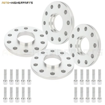 Separadores de rueda de perno centrados en el cubo 5x130 14x1,5 para Audi Q7 2007-2014 4x 15 mm Foto 1 de 4