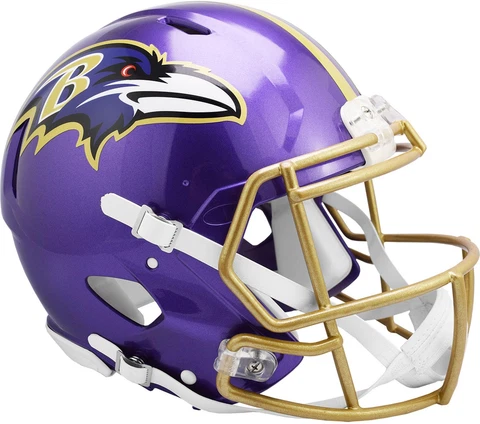 Baltimore Ravens Unsigned  FLASH Alternate Revolution  Auth. Football Helmet Cover