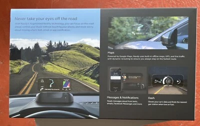 NAVDY HUD NVD01 GPS Heads Up Dash Navigation System BNIB - Image 1 of 4