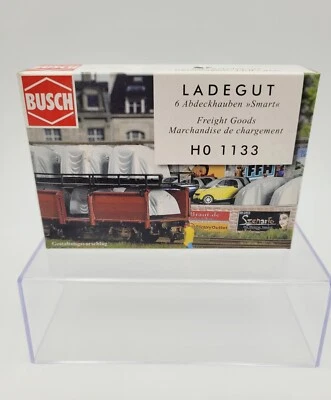 BUSCH 1:87 6 FONDI PER CARICHI DI MERCE H0 1133 - Immagine 1 di 2