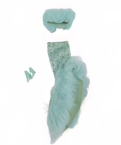 Zapatos de vestir vintage 1988 Superstar Barbie Fashions Star On Ice #3303 Mattel verde azulado - Imagen 1 de 13
