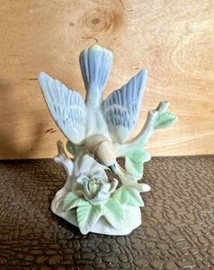 Ucagco Ceramics Wax Wing Bird Figurine, Japan - Picture 1 of 8