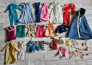 Vtg Barbie & Clone Doll Clothes Lot Black Label Mod Dress Jumpsuit - Picture 1 of 16