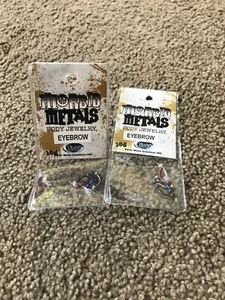 2 Morbid Metals 16g Eyebrow Steel 5 Pieces - Picture 1 of 2