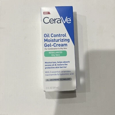 Gel-crema hidratante facial Cerave Oil Control 3 oz Foto 1 de 3