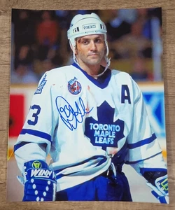 DOUG GILMOUR Signed Autographed 8x10 Photo BLUES MAPLE LEAFS CANADA - Picture 1 of 2