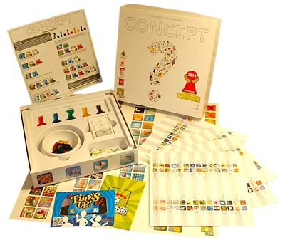 CONCEPT Brettspiel Partyspiel Gesellschaftsspiel vollständig und gezählt - Bild 1 von 4