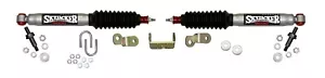 Skyjacker Steering Stabilizer Silver Dual Kit Fits 00-10 Chevy GMC/Hummer 9298 - Picture 1 of 6