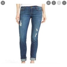 Kut from the Kloth Celine Slouchy Boyfriend Jeans Medium Wash 4