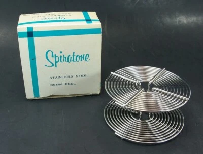 NUEVO Carrete de desarrollo único de acero inoxidable Spiratone para fotografía cinematográfica de 35 mm Foto 1 de 3