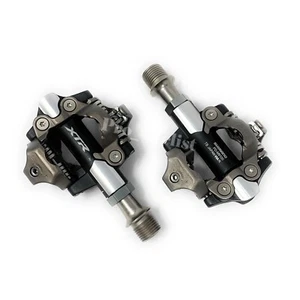 Pedales de bicicleta Shimano XTR PD-M9100 Race SPD XC MTB sin clip nuevos en caja - Imagen 1 de 3