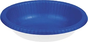 20 Count Paper Bowl, 20 oz Creative Converting Touch of Color - cobalt / royal - Picture 1 of 1