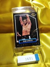 1997 Bandai K-1 Grand Prix Card Gold Sign Sam Greco GS6 Japanese 1681