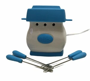 Scentsy Velata Fun Fondue Blue Razz Curve Chocolate Dessert Warmer Set - Picture 1 of 6