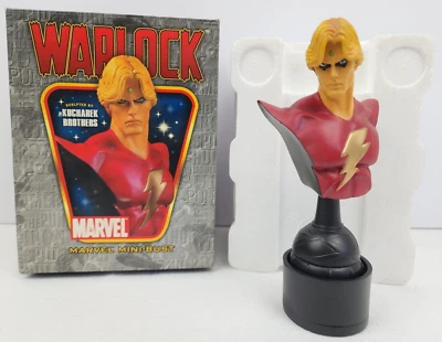 Adam Warlock Mini Bust Statue Bowen Designs #0080/1000 Marvel 2007 Low Numbered! - Image 1 of 4