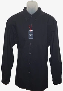 Cremieux Langarmshirt Big 2X Phantom Schwarz Einfarbig 100% Baumwolle Neu mit Etikett (DC954) - Bild 1 von 6