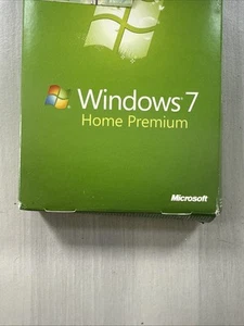 Windows 7 Home Premium Microsoft Software Just 64 Bit DVD W Product Key - Picture 1 of 2