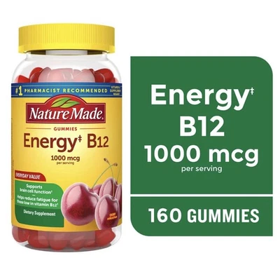 Gomitas para adultos Nature Made Energy B12 80ct 031604029531t546 Foto 1 de 2