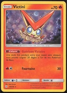 Carte Pokémon Victini 30/236 Holo Éclipse Cosmique Français - Picture 1 of 2