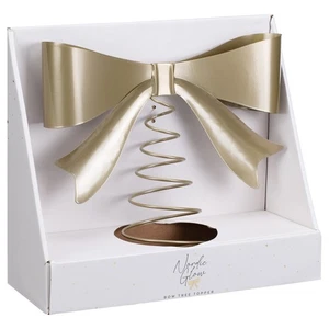 Gorgeous Nordic Glow Bow Tree Topper Ideal For Christmas Tree Decoration - Picture 1 of 7