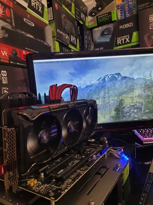 Nvidia RTX 3070 Gainward Phantom+ 8gb PC Gaming Graphics card Expertly Tested - Image 1 of 4