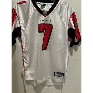 Maglia Reebok Atlanta Falcons Michael Vick NFL difettosa giovane XL bianca # 7 - Foto 1 di 20