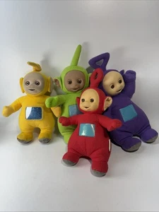 1998 Vintage Plüsch Teletubbies Hasbro 3 Playskool Talking One Eden Markenware LESEN - Bild 1 von 15