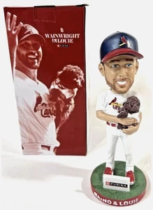 St. Louis Cardinals Adam Wainwright & Louie Bobblehead SGA 5-4-2024 New with Box - Picture 1 of 1