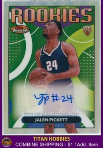 2024 Topps Chrome Refractor Autograph REFRACTOR Rookie #JP Jalen Picket AUTO RC - Picture 1 of 2