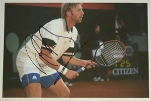 Boris Becker Signiert Tennis Foto Original Unterschrift autograph Signed (29) - Bild 1 von 2