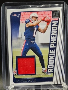 2024 Donruss Rookie Phenom Ja’Lynn Polk Jersey Patch – New England Patriots - Bild 1 von 2