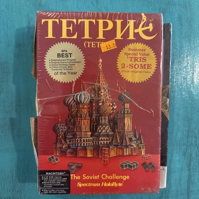 Tetris: The Soviet Challenge Welltris ‘Tris 2-some 1987 Spectrum Holobyte Sealed - Image 1 of 4
