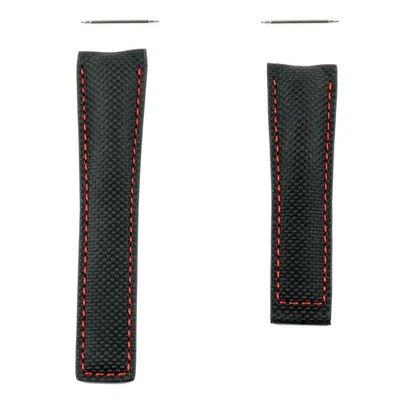 Tag Heuer Carrera Calibre 16 strap 22mm black carbon effect FC6256 - Image 1 of 4