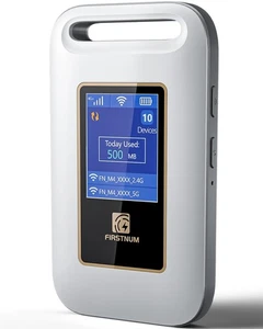 M4 4G LET Mobile Hotspot – ESIM Compact Portable WiFi Hotspot for Travel, No ... - Picture 1 of 6