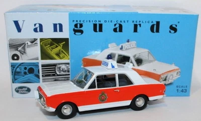 Vanguards 1/43 Scale Diecast VA04105 Ford Cortina MKII 1600GT Lancashire Police - Image 1 of 2
