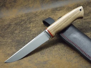 A. Cheburkov Exklusives Messer Outdoormesser Jagdmesser H12MF Stahl HRC-63 NEU - Bild 1 von 5