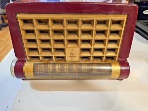RARA RADIO EMERSON 602C FM vintage para piezas o reparación - Imagen 1 de 13