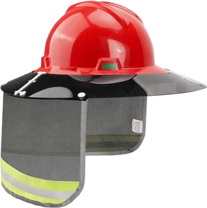 Visiera cappello rigido con paralume collo adatta standard V-Gard attacco tesa intera unisex - Foto 1 di 12