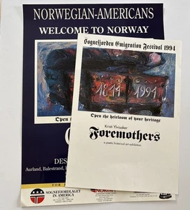Kristi Ylvisaker 1994 Exhibition Posters - Picture 1 of 4