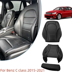For Benz C250 C300 C350 C350e C400 15-21 Right Driver Bottom+Top Back Seat Cover - Picture 1 of 10