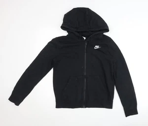 Nike Damen Jacke schwarz Fleece Full Zip Kapuze XS - Bild 1 von 12