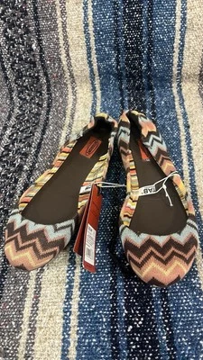 Zapatos planos de ballet Missoni For Target talla 3 para niñas Foto 1 de 4