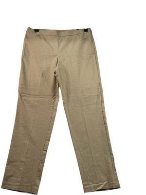 Alfred Dunner Pull On Pants Womens Size 8 Petite 8P Camel Tan Pockets New - Image 1 of 4