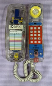 Vintage GPX See-Thru Touch Tone Phone ~ Transparent ~ UNGETESTET ~ Clear - Bild 1 von 10
