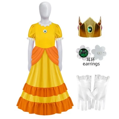 NEW Super Mario Galaxy 2 Rosalina Blue Dress Cosplay costume custom - Image 1 of 4