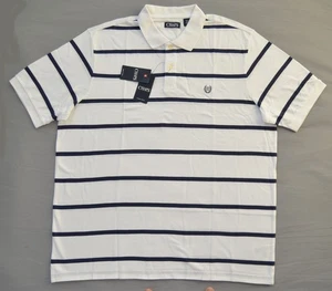 New 2XB 2XL BIG Mens CHAPS by Ralph Lauren Polo Shirt Short Sleeve top White 2X - Picture 1 of 3