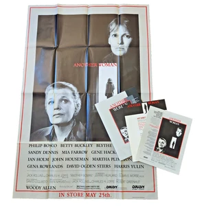 Póster de Another Woman (1988) 27x40 paquete promocional con Mia Farrow, Orion Home Video LN - Imagen 1 de 17