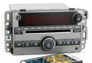 2009 Saturn Vue Gray AM FM Radio Single Disc w Bluetooth Music 25994574 Unlocked - Picture 1 of 5